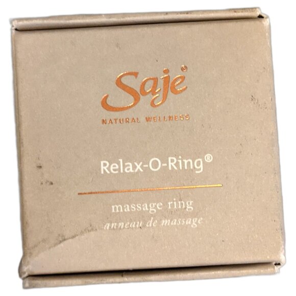 New w Box Saje Copper Relax O Ring Massage Reflexology Fidget Jewelry - Picture 5 of 6